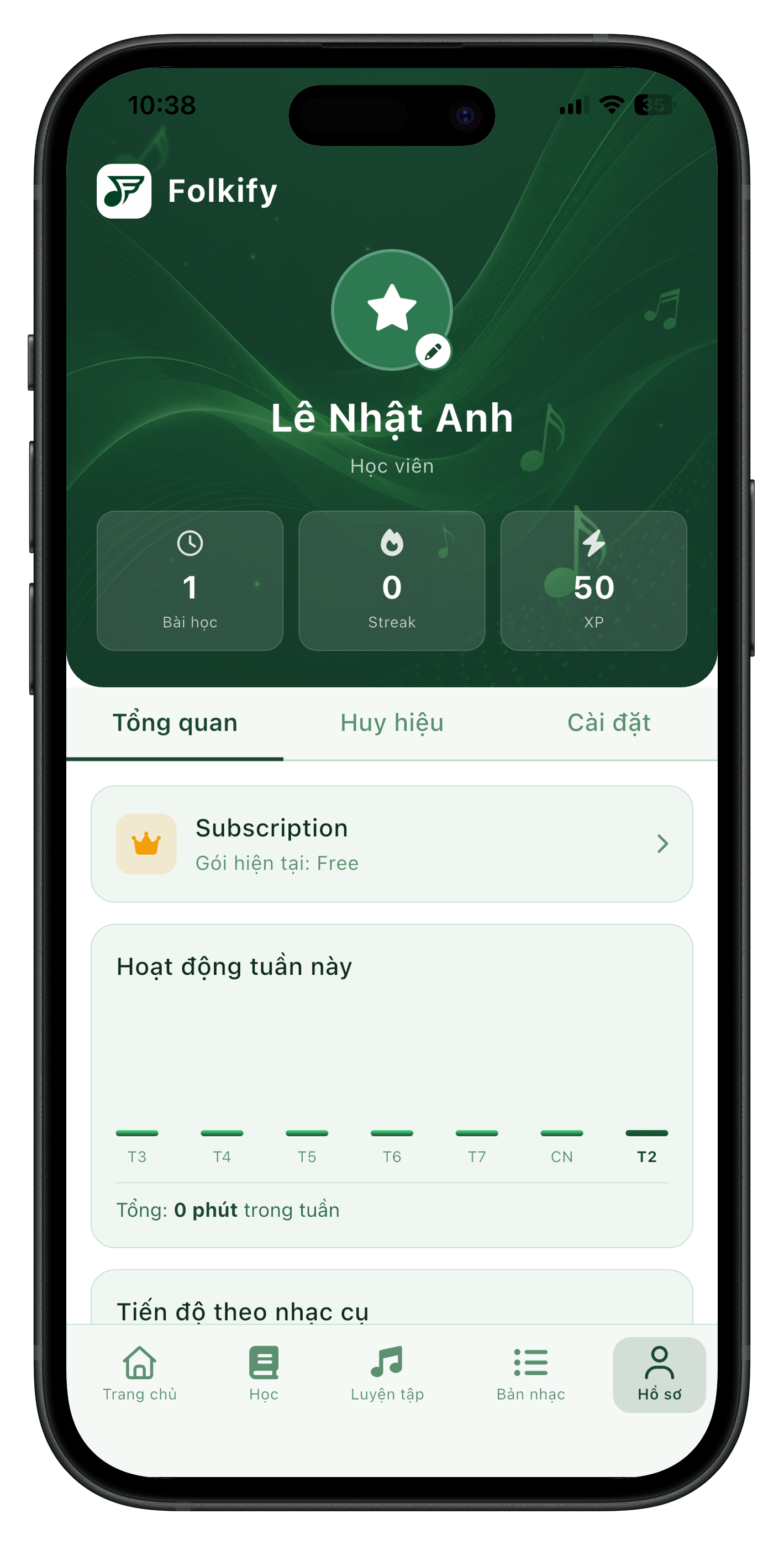 Folkify app features